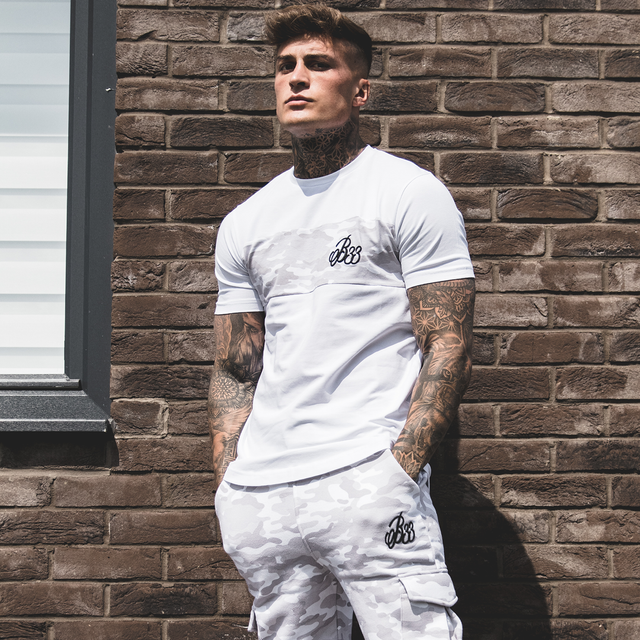 Rokin Tee - White/White Camo