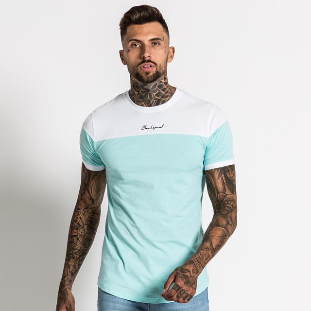 Klass Tee - White/Jade