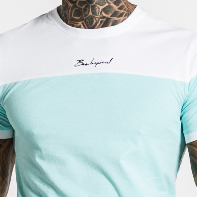 Klass Tee - White/Jade
