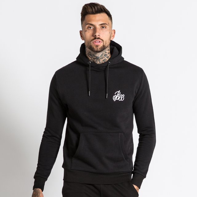 Signature Overhead Hoodie - Black