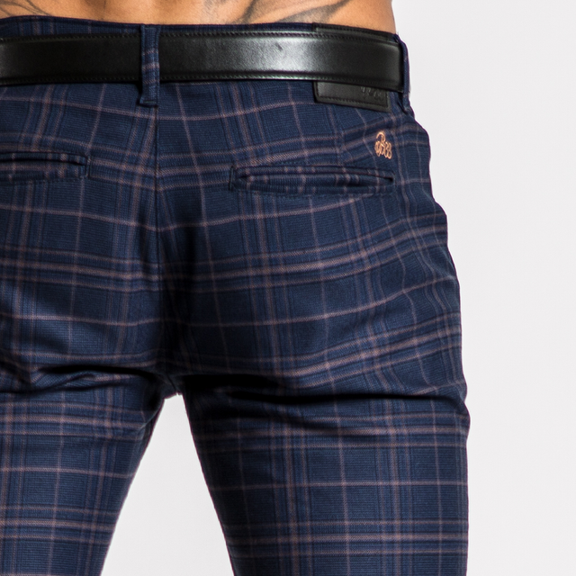 Viera Chino - Navy Check