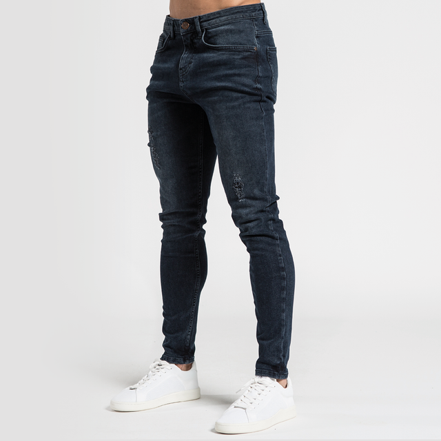 Aguero Relaxed Fit Jeans - Dark Blue