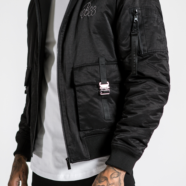 Clayton Bomber Jacket - Black