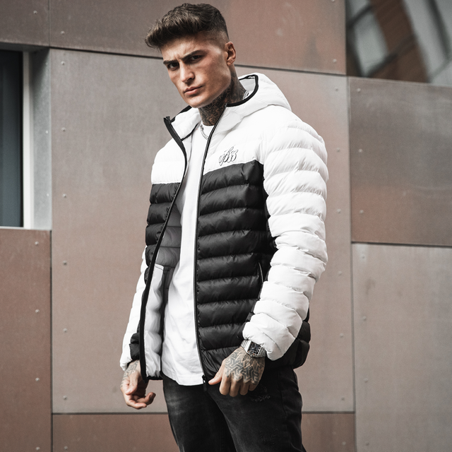 Vanti Puffer Jacket - White/Black