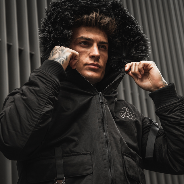 Clayton Bomber Jacket - Black