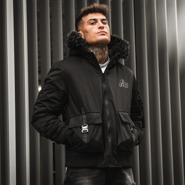 Clayton Bomber Jacket - Black