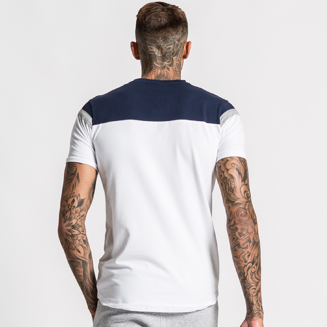 Viales Tee - Navy/White/Grey