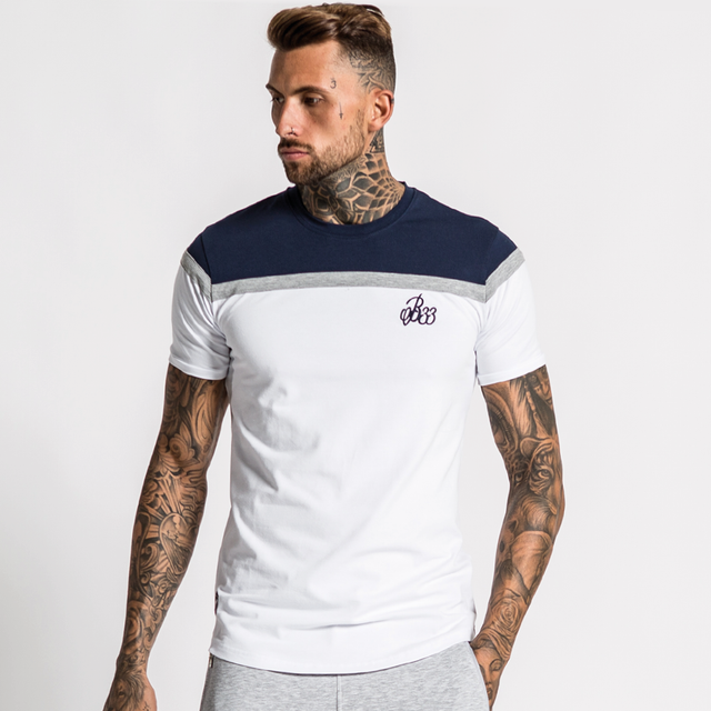 Viales Tee - Navy/White/Grey
