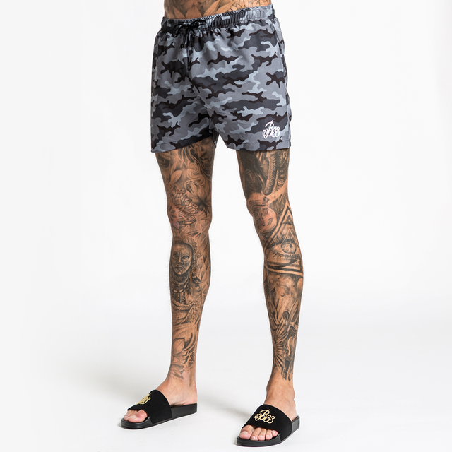 Zann Swim Short - Black Camo
