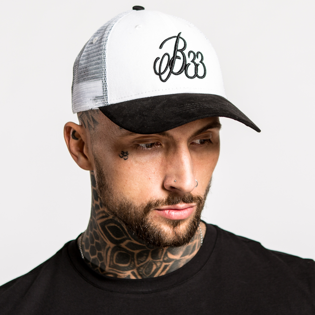 B33 Cap - White/Black