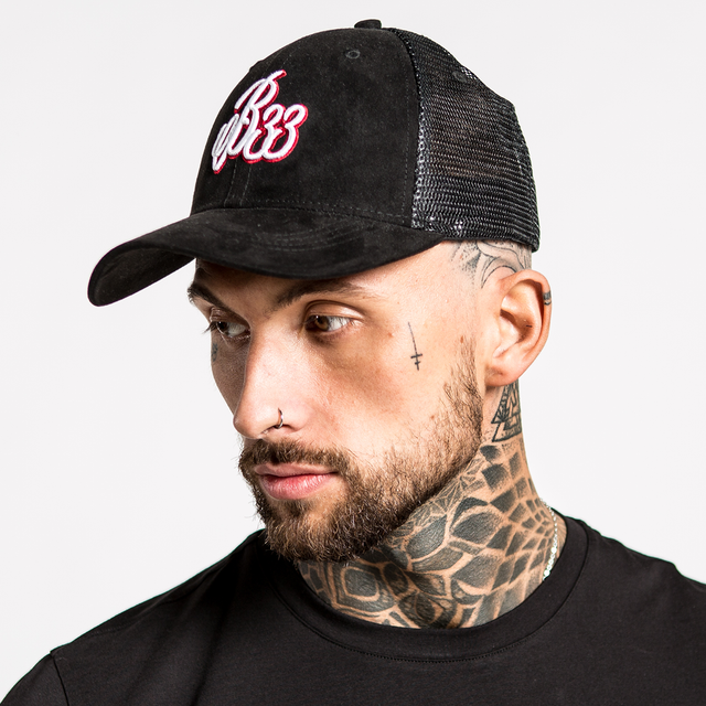 B33 Cap - Black/Red