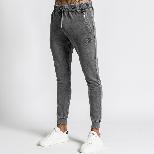 Merson Jogpants - Grey Acid Wash