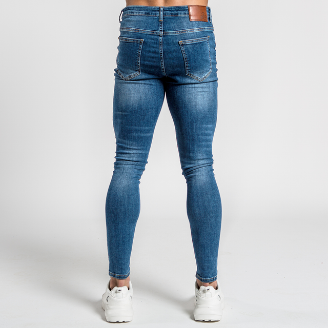 Luca Skinny Stretch - Distressed Dark Blue